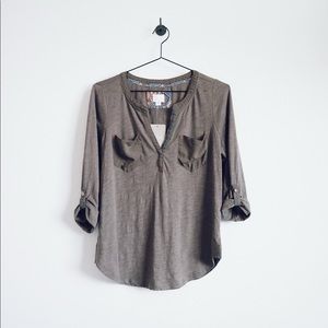 Anthropologie Pockets Long Tee